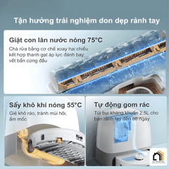 Roborock Qrevo Curv 2 Flow - Robot hút bụi lau nhà 2026 tại Vua Nhà Bếp Đức 04