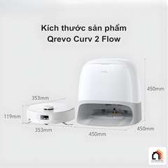 Roborock Qrevo Curv 2 Flow - Robot hút bụi lau nhà 2026 tại Vua Nhà Bếp Đức 18