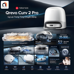 Roborock Qrevo Curv 2 Pro - Robot hút bui lau nhà 2026 tại Vua Nhà Bếp Đức 13