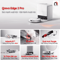Roborock Qrevo Edge 2 Pro - Robot Hút Bụi Lau Nhà 2026  tại Vua Nhà Bếp Đức 02