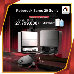 Roborock Saros 20 Sonic - Robot Hút Bụi Lau Nhà 2026 tại Vua Nhà Bếp Đức 00
