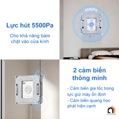 Ecovacs Winbot W2 Pro Omni – Robot lau khính thế hệ mới tại Vua Nhà Bếp Đức 08