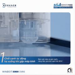 Ecovacs Winbot W2S Omni - Robot lau kính Ecovacs 2026 tại Vua Nhà Bếp Đức 05