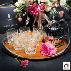 Bộ sưu tập cốc charm Bossa đế trụ nhà Irris DE tại Vua Nhà Bếp Đức 02