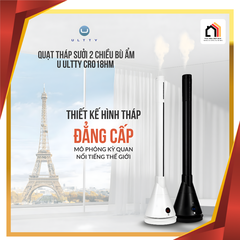 U ULTTY CR018HM - Quạt Tháp Sưởi 2 Chiều Bù Ẩm 2026 tại Vua Nhà Bếp Đức 01