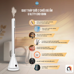 U ULTTY CR018HM - Quạt Tháp Sưởi 2 Chiều Bù Ẩm 2026 tại Vua Nhà Bếp Đức 02