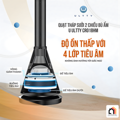 U ULTTY CR018HM - Quạt Tháp Sưởi 2 Chiều Bù Ẩm 2026 tại Vua Nhà Bếp Đức 06