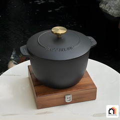 Nồi Gang Thô Happiness - Sản Phẩm Cao Cấp 2026 tại Vua Nhà Bếp Đức 05