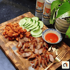 Thớt gỗ Teak Kaiyo tai Vua Nhà Bếp Đức 04