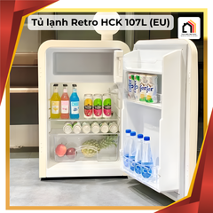 Tủ lạnh Retro HCK 107L phiên bản EU (kem, xanh mint, trắng) tại Vua Nhà Bếp Đức 01