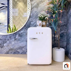 Tủ lạnh Retro HCK 107L phiên bản EU (kem, xanh mint, trắng) tại Vua Nhà Bếp Đức 07