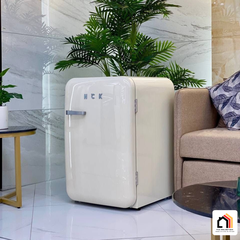 Tủ lạnh Retro HCK 107L phiên bản EU (kem, xanh mint, trắng) tại Vua Nhà Bếp Đức 08