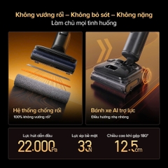 Máy hút bụi, lau nhà bằng hơi nước nóng Roborock F25 Ultra