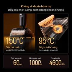 Máy hút bụi, lau nhà bằng hơi nước nóng Roborock F25 Ultra