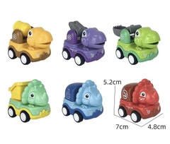 ชุดรถไดโนเสาร์การ์ตูน 6 คัน (แบบสวยๆ)