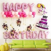 HPBD ลูกลิงเล็ก ชุด 4 สีชมพู