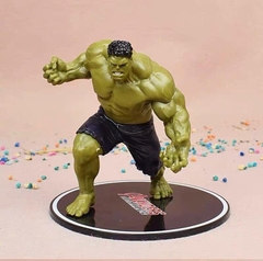 รูปปั้นฮีโร่ HULK พลาสติกแข็ง พร้อมฐาน (PVC)