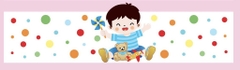 เค้กกระดาษ 10 ชิ้น - BOYS (14.2ซม. x 55ซม.)