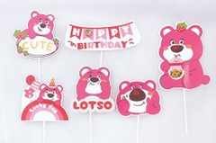 ชุดกระดาษหมีสตอเบอรี่ .