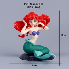 นางเงือกพลาสติกแข็งตัวยาว - นั่ง (PVC)