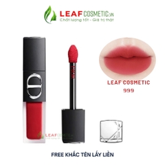 Son Kem Lì Rouge Dior On Stage Ink 999 - Màu Đỏ Thuần