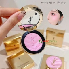 Phấn Má Hồng YSL Make Me Blush Bold Blurring Blush 42 Babydoll Pink – Màu Hồng Baby Ánh Nhũ