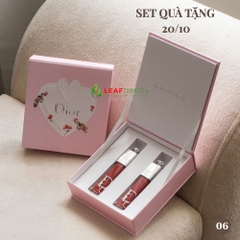 Set Quà Tặng 20/10 Dior Addict Lip Maximizer 2 Màu – Hộp Hồng Trái Tim Cao Cấp