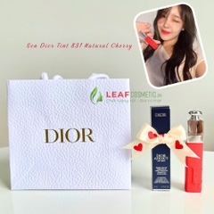 Set Quà 8/3 - Son Dior Addict Lip Tint 831 Natural Cherry - Đỏ Anh Đào