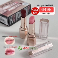 Set Son Dưỡng Lancôme Lip Idôle Squalane 12 Butterglow Mini (Màu 10 & Màu 60)