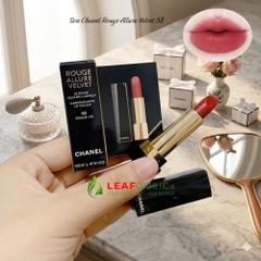 Son Chanel Rouge Allure Velvet Limited Edition 58 Rouge Vie – Đỏ Mận