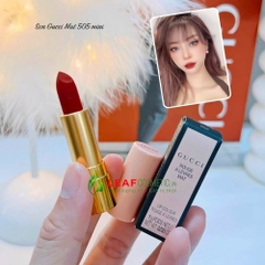 Son Thỏi Gucci Rouge À Lèvres Mat 505 Janet Rust Mini – Màu Đỏ Gạch