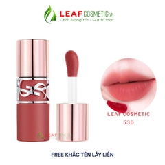 Son Kem Yves Saint Laurent YSL Lovenude Lip Stain 530 Cheeky Cherry - Màu Đỏ Cherry