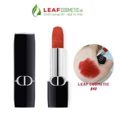 Set Quà Tặng - Son Thỏi Dior Mitzah Limited Edition (Vỏ Da Beo + Son Dior 999/722/840 + Túi Hãng)