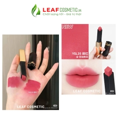 Son Thỏi YSL The Slim Couture Matte Lipstick 35 Pink Stiletto – Màu Hồng Đào Baby