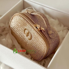 Túi Dior Holiday Gold Bling Cosmetic Pouch