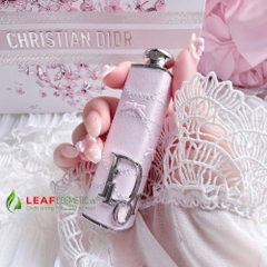 Combo Case Son Nơ Hồng Pink Bow + Lõi Son Dior Addict Glass Lipstick 344 Pink Milly - Màu Hồng Đào