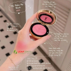 Phấn Má Hồng YSL Make Me Blush Bold Blurring Blush 44 Nude Lavallière – Màu Hồng Nude Ánh Nhũ