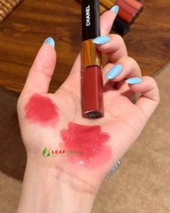 Son Kem Hai Đầu Chanel Le Rouge Duo Ultra Tenue 156 Dance – Màu Đỏ Gỗ
