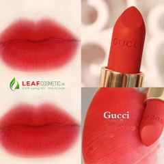 Son Thỏi Gucci Rouge À Lèvres Mat 25 Goldie Red – Màu Đỏ Ruby