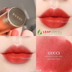 Son Thỏi Gucci Rouge À Lèvres Mat 505 Janet Rust Mini – Màu Đỏ Gạch