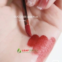 Son Kem Gucci Rouge À Lèvres Liquide Mat 505 Janet Rust - Màu Đỏ Gạch