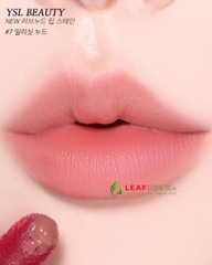 Son Kem Yves Saint Laurent YSL Lovenude Lip Stain 07 Illicit Nude - Màu Hồng Nâu Đất