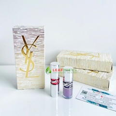 Set 2 Son Dưỡng YSL Loveshine Candy Glaze 02 & Plumping Lip Oil Gloss 01
