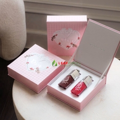 Set Quà Tặng 20/10 Dior Addict Lip Glow Oil 2 Màu – Hộp Hồng Trái Tim Cao Cấp