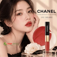Son Kem Hai Đầu Chanel Le Rouge Duo Ultra Tenue 152 Shake – Màu Đỏ Đất Ánh Cam