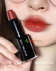 Son Thỏi Shu Uemura Rouge Unlimited Kinu Satin KS BR 784 Autumn Chestnut – Màu Đỏ Nâu Gạch