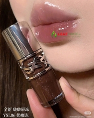 Son Dưỡng YSL Loveshine Plumping Lip Oil Gloss 06 Espresso Stardust - Nâu Trầm