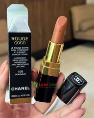 Son Chanel Rouge Coco Longwear Satin Lipstick 106 Désir – Màu Cam Nude Ấm