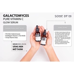 Tinh Chất Dưỡng Trắng Chống Lão Hoá Some By Mi Galactomyces Pure Vitamin C Glow Serum 30ml