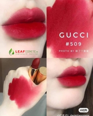 Son Thỏi Gucci Rouge À Lèvres Mat 509 Janie Scarlet – Màu Đỏ Trầm